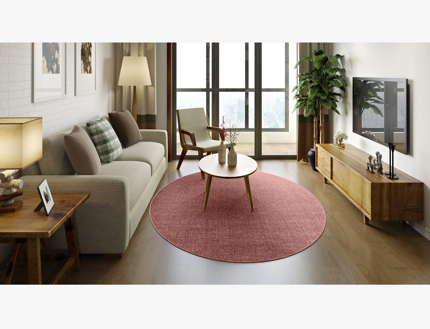 RA-EB09 Solid Colors Oval Flatweave New Zealand Wool Custom Rug by Rug Artisan