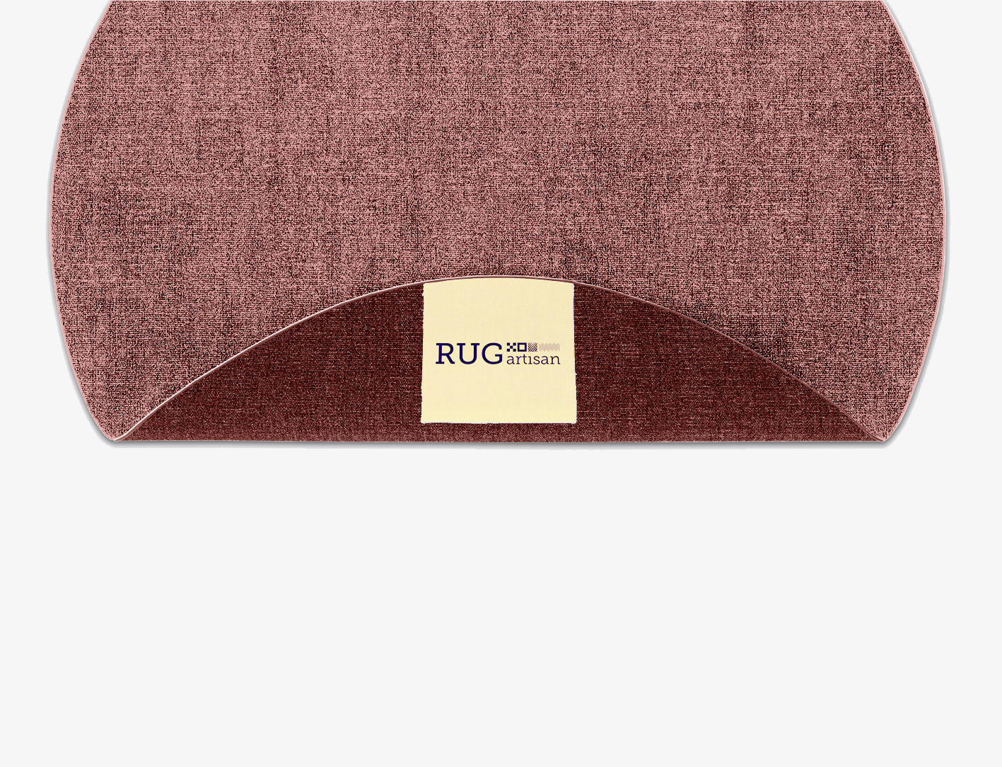 RA-EB09 Solid Colors Round Flatweave Bamboo Silk Custom Rug by Rug Artisan
