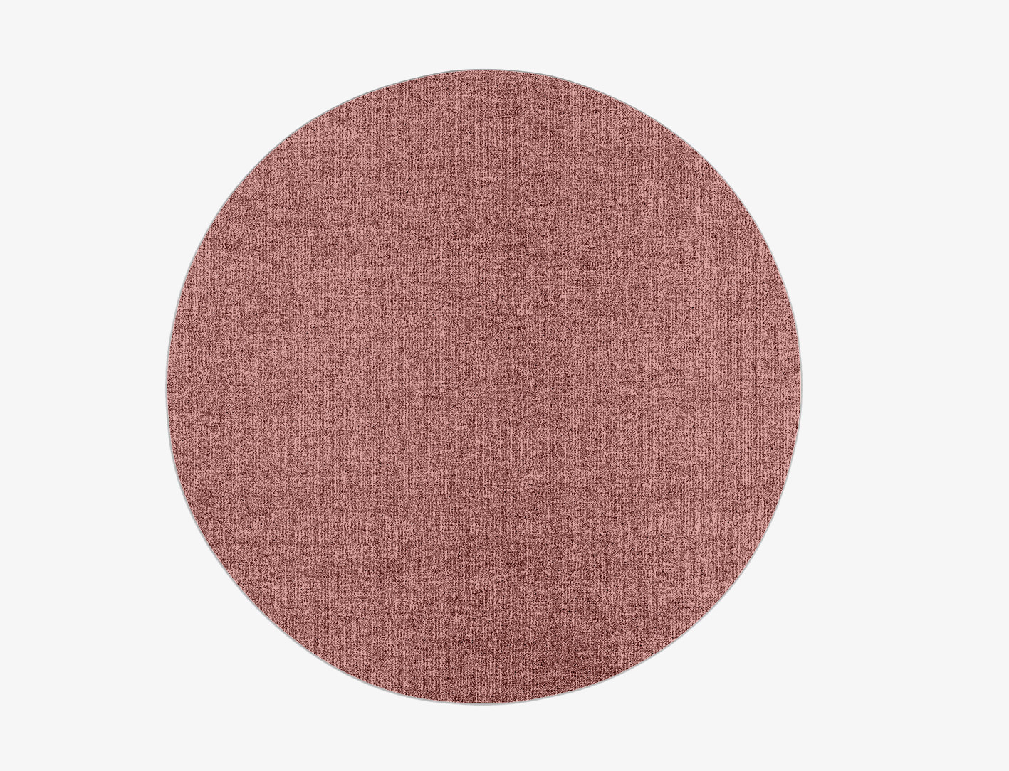 RA-EB09 Solid Colors Round Flatweave New Zealand Wool Custom Rug by Rug Artisan