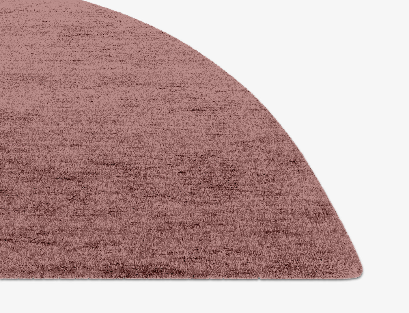 RA-EB09 Solid Colors Halfmoon Hand Knotted Bamboo Silk Custom Rug by Rug Artisan