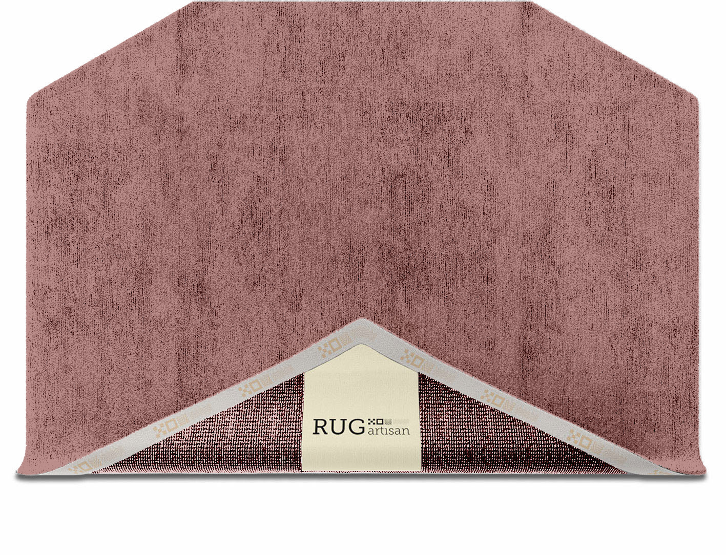 RA-EB09 Solid Colors Hexagon Hand Knotted Bamboo Silk Custom Rug by Rug Artisan