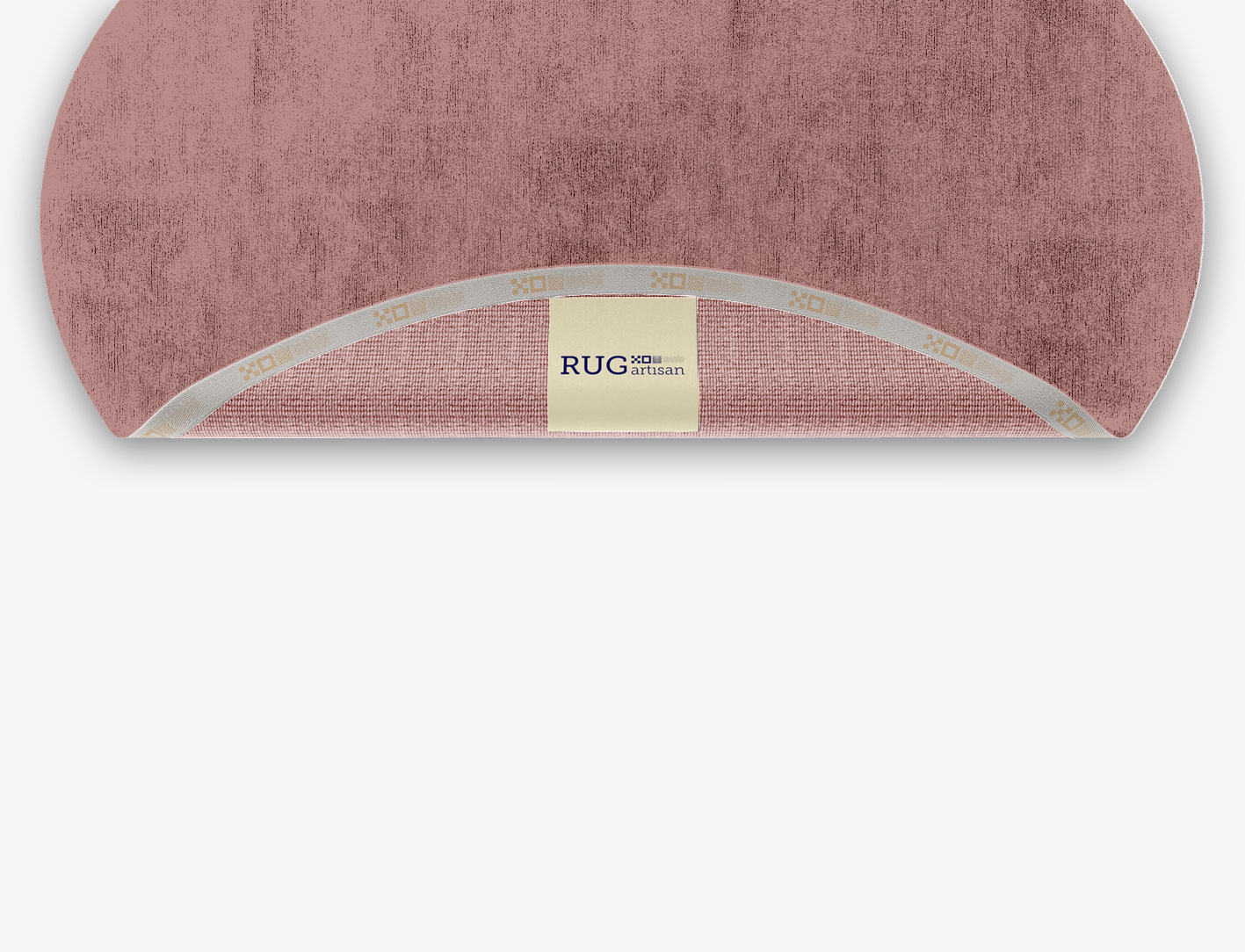 RA-EB09 Solid Colors Oval Hand Knotted Bamboo Silk Custom Rug by Rug Artisan
