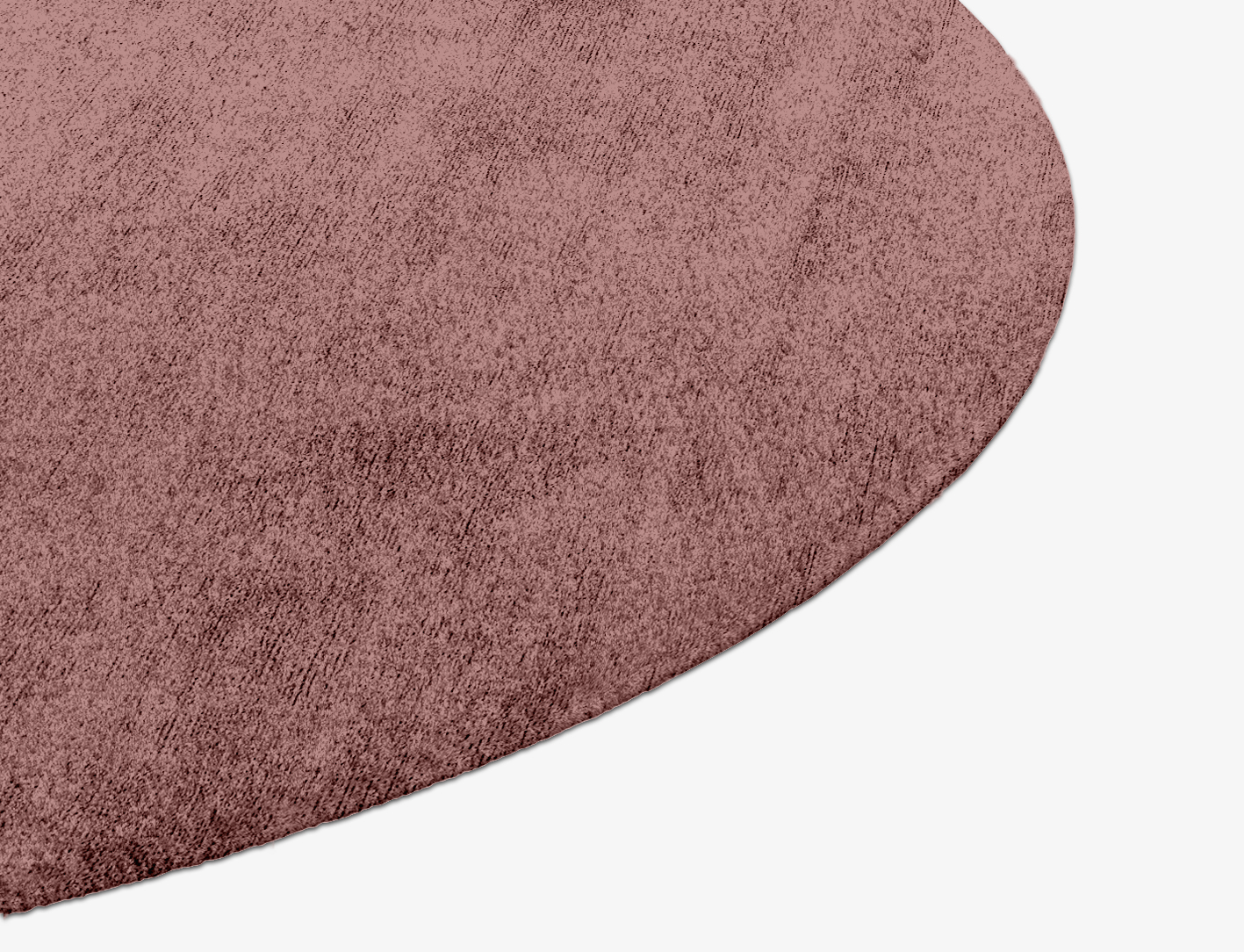 RA-EB09 Solid Colors Round Hand Knotted Bamboo Silk Custom Rug by Rug Artisan
