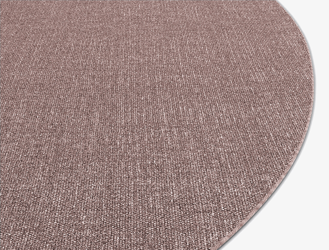 RA-EC10 Solid Colours Round Outdoor Recycled Yarn Custom Rug by Rug Artisan