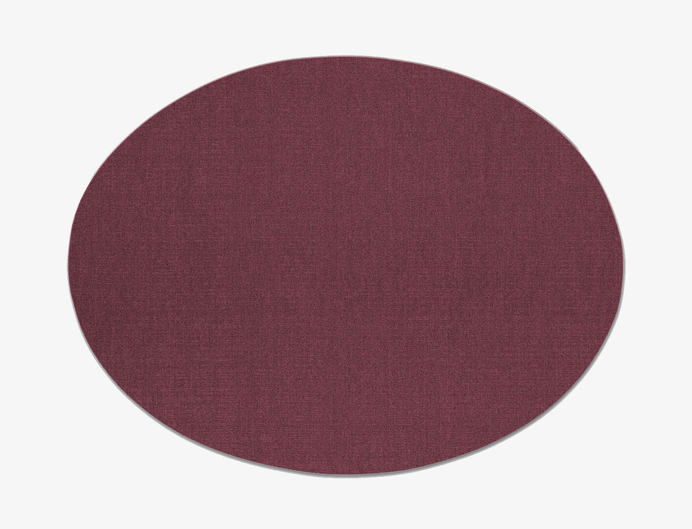 RA-ED03 Solid Colors Oval Flatweave New Zealand Wool Custom Rug by Rug Artisan