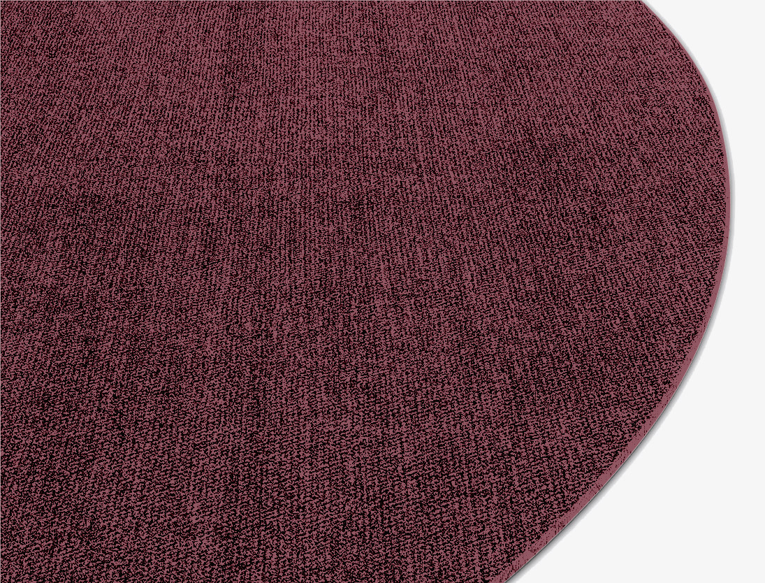 RA-ED03 Solid Colors Round Flatweave Bamboo Silk Custom Rug by Rug Artisan