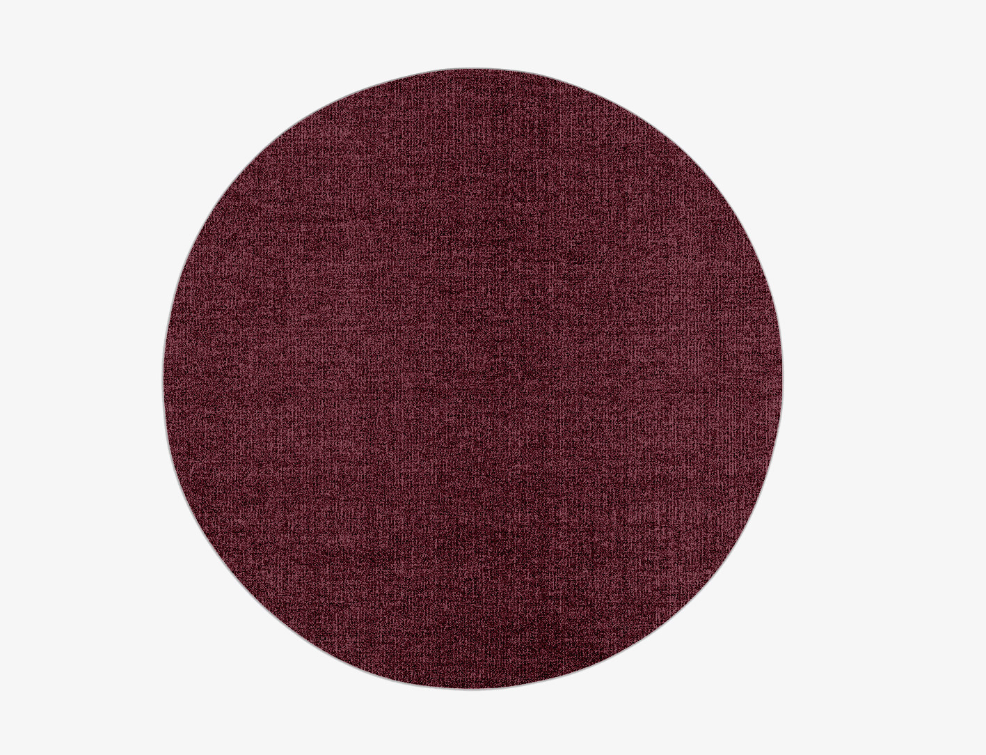 RA-ED03 Solid Colors Round Flatweave New Zealand Wool Custom Rug by Rug Artisan