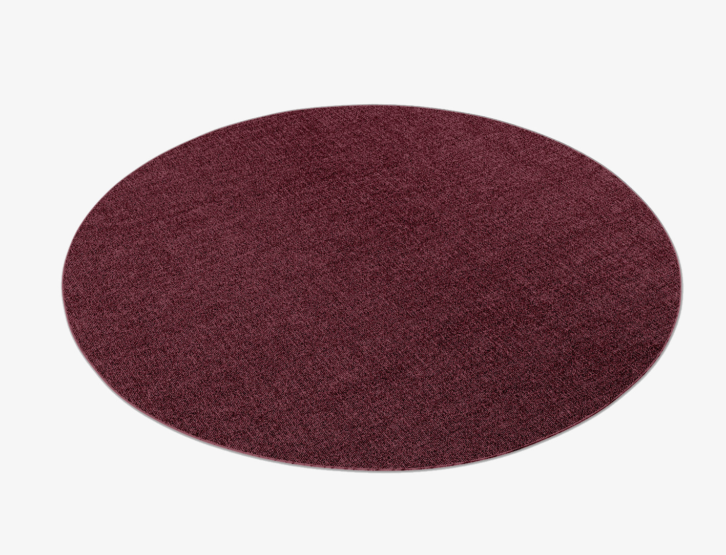 RA-ED03 Solid Colors Round Flatweave New Zealand Wool Custom Rug by Rug Artisan