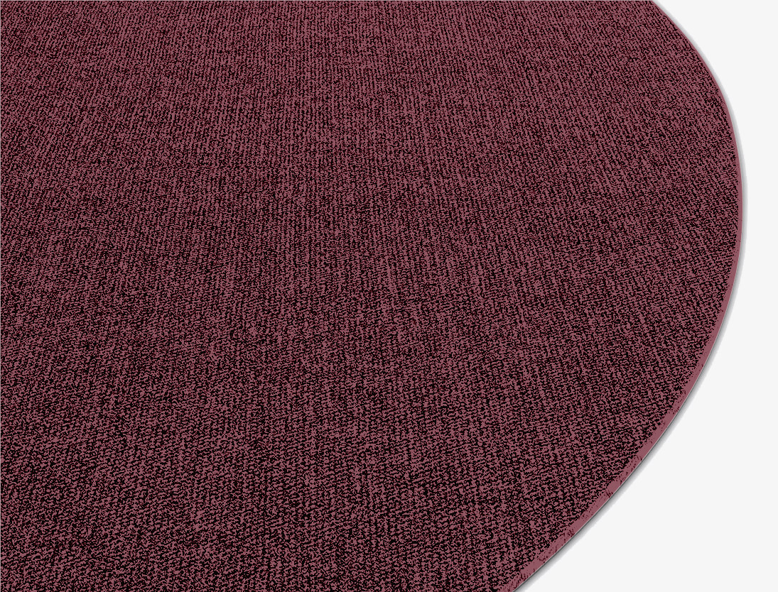 RA-ED03 Solid Colors Round Flatweave New Zealand Wool Custom Rug by Rug Artisan
