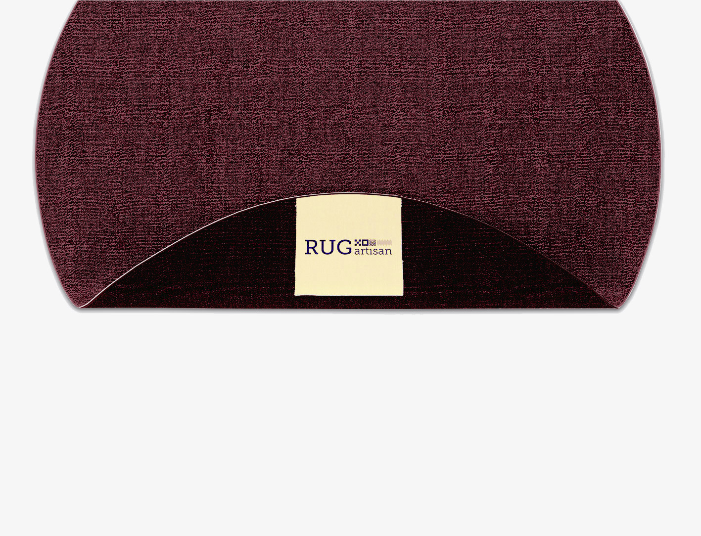 RA-ED03 Solid Colors Round Flatweave New Zealand Wool Custom Rug by Rug Artisan