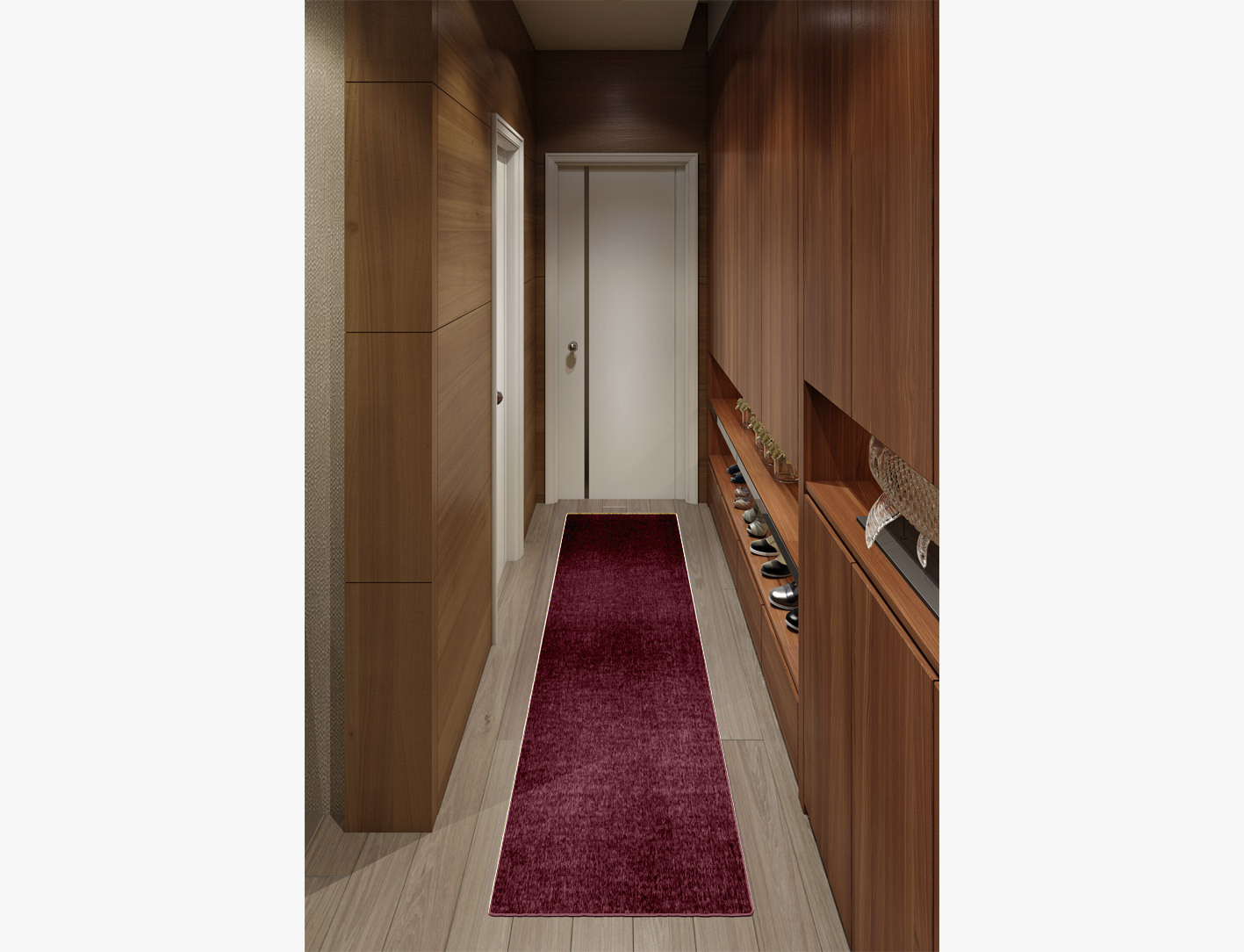 RA-ED03 Solid Colors Runner Flatweave New Zealand Wool Custom Rug by Rug Artisan