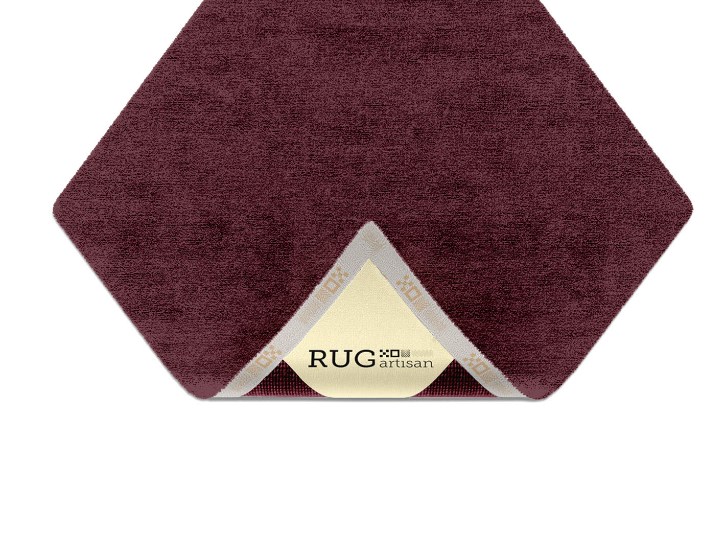 RA-ED03 Solid Colors Diamond Hand Knotted Bamboo Silk Custom Rug by Rug Artisan