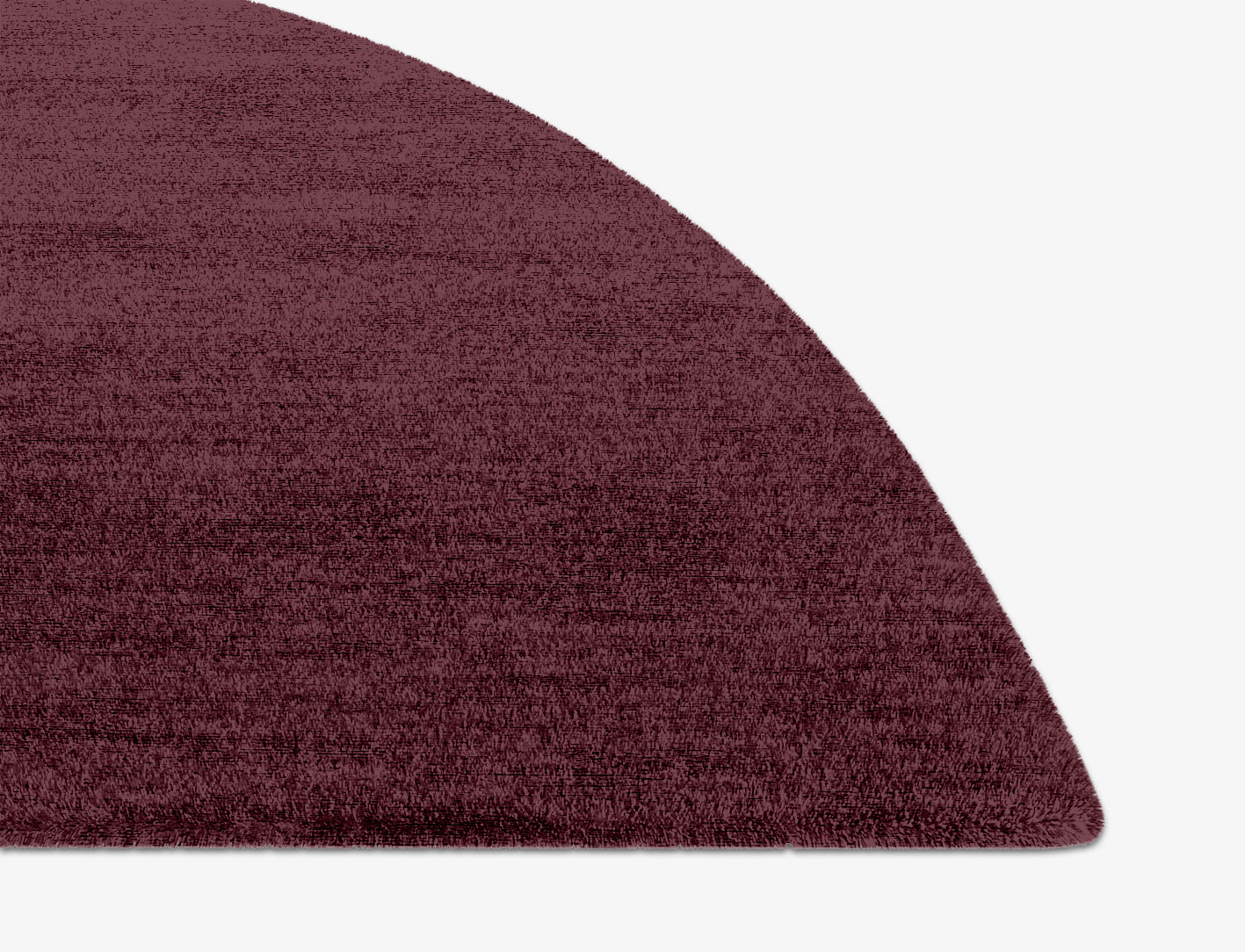 RA-ED03 Solid Colors Halfmoon Hand Knotted Bamboo Silk Custom Rug by Rug Artisan