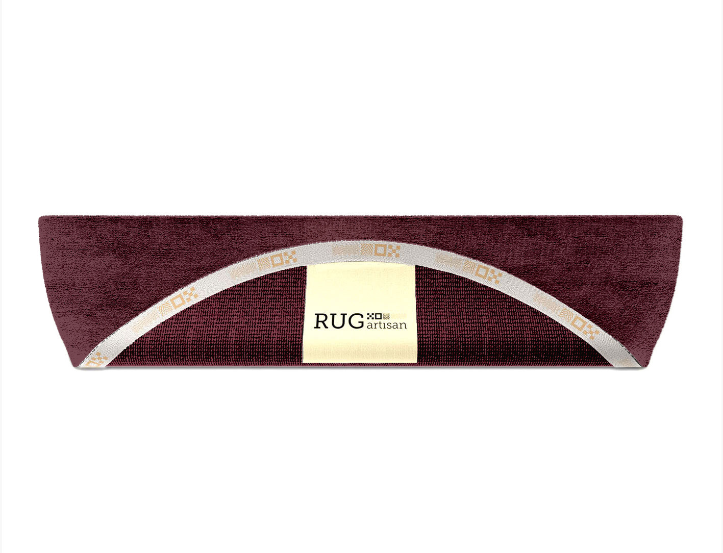 RA-ED03 Solid Colors Halfmoon Hand Knotted Bamboo Silk Custom Rug by Rug Artisan