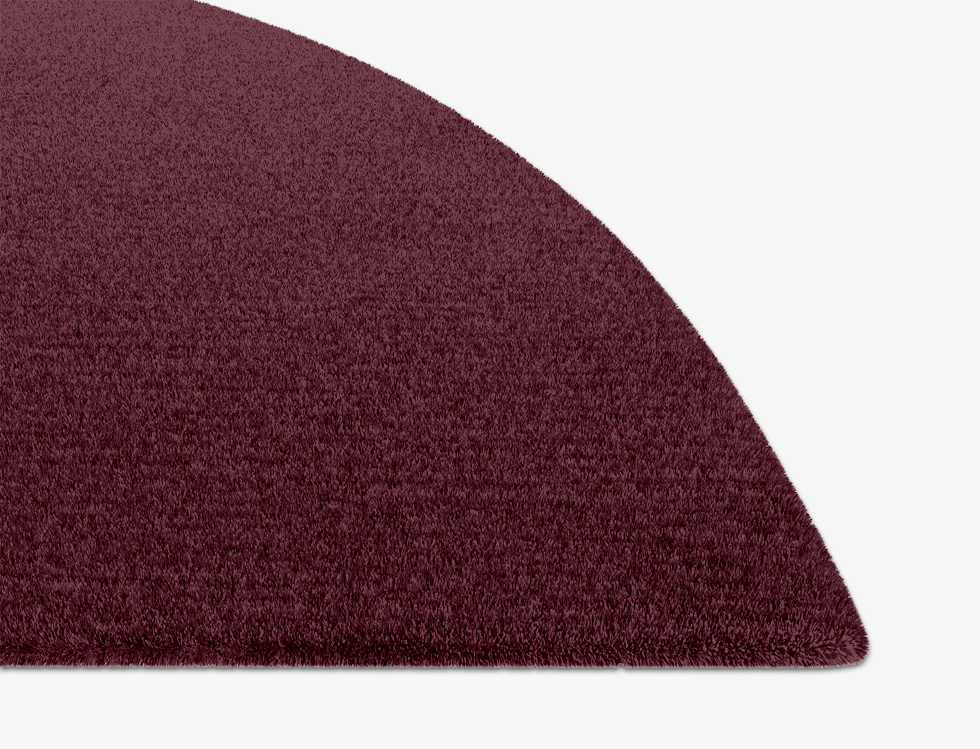 RA-ED03 Solid Colors Halfmoon Hand Knotted Tibetan Wool Custom Rug by Rug Artisan