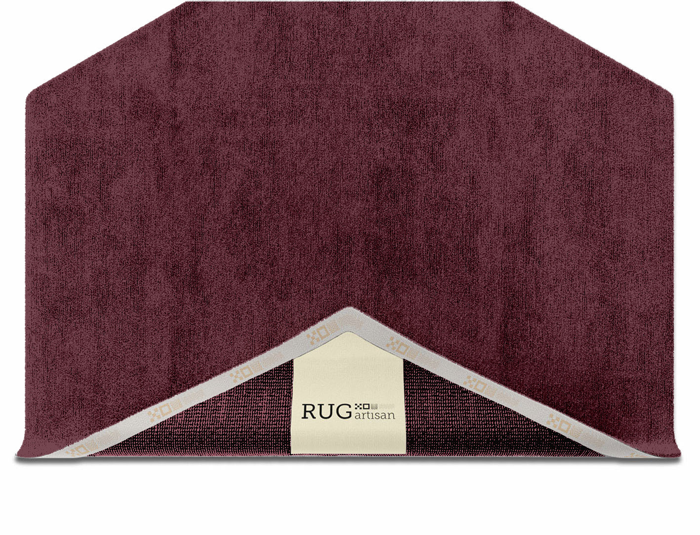 RA-ED03 Solid Colors Hexagon Hand Knotted Bamboo Silk Custom Rug by Rug Artisan