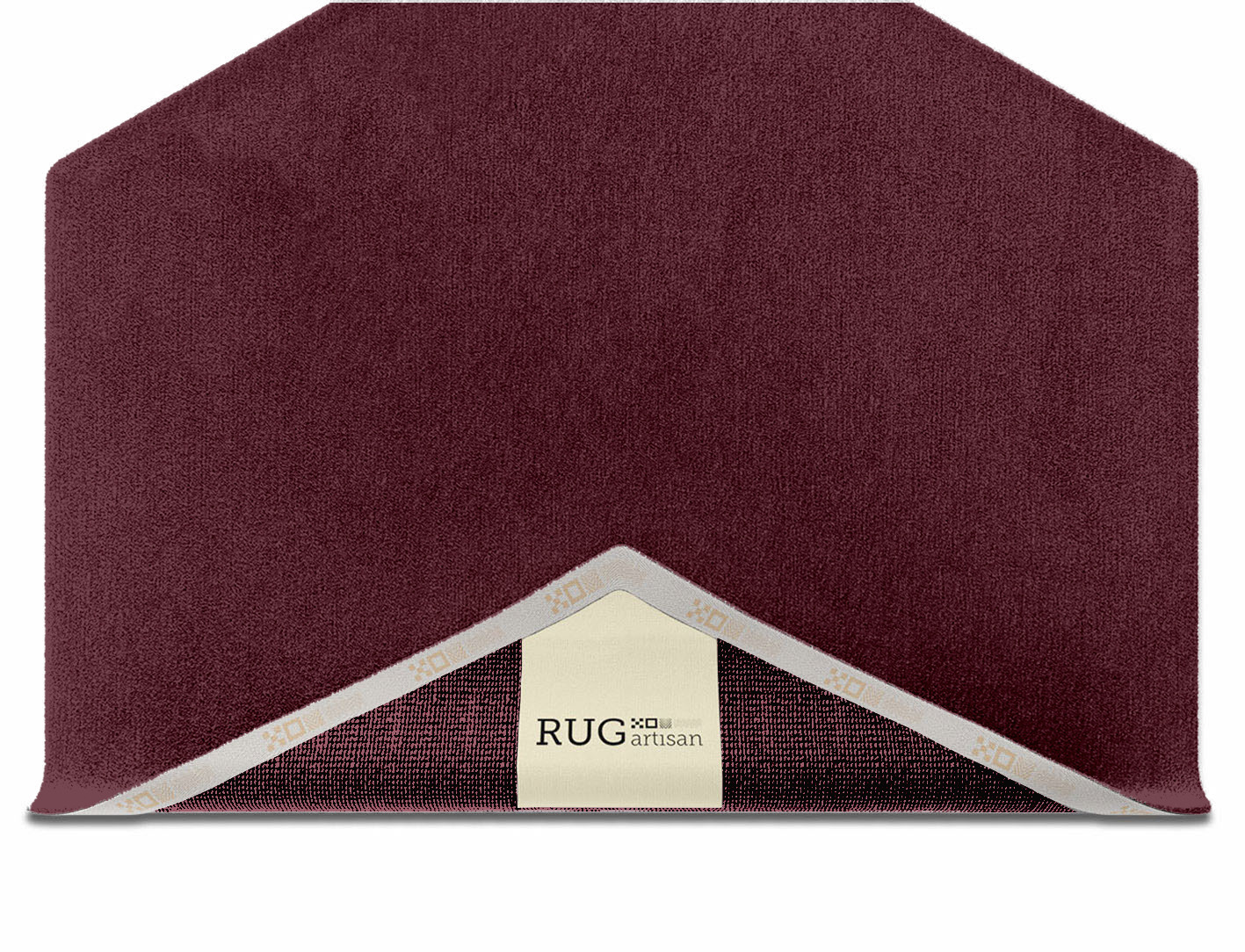 RA-ED03 Solid Colors Hexagon Hand Knotted Tibetan Wool Custom Rug by Rug Artisan