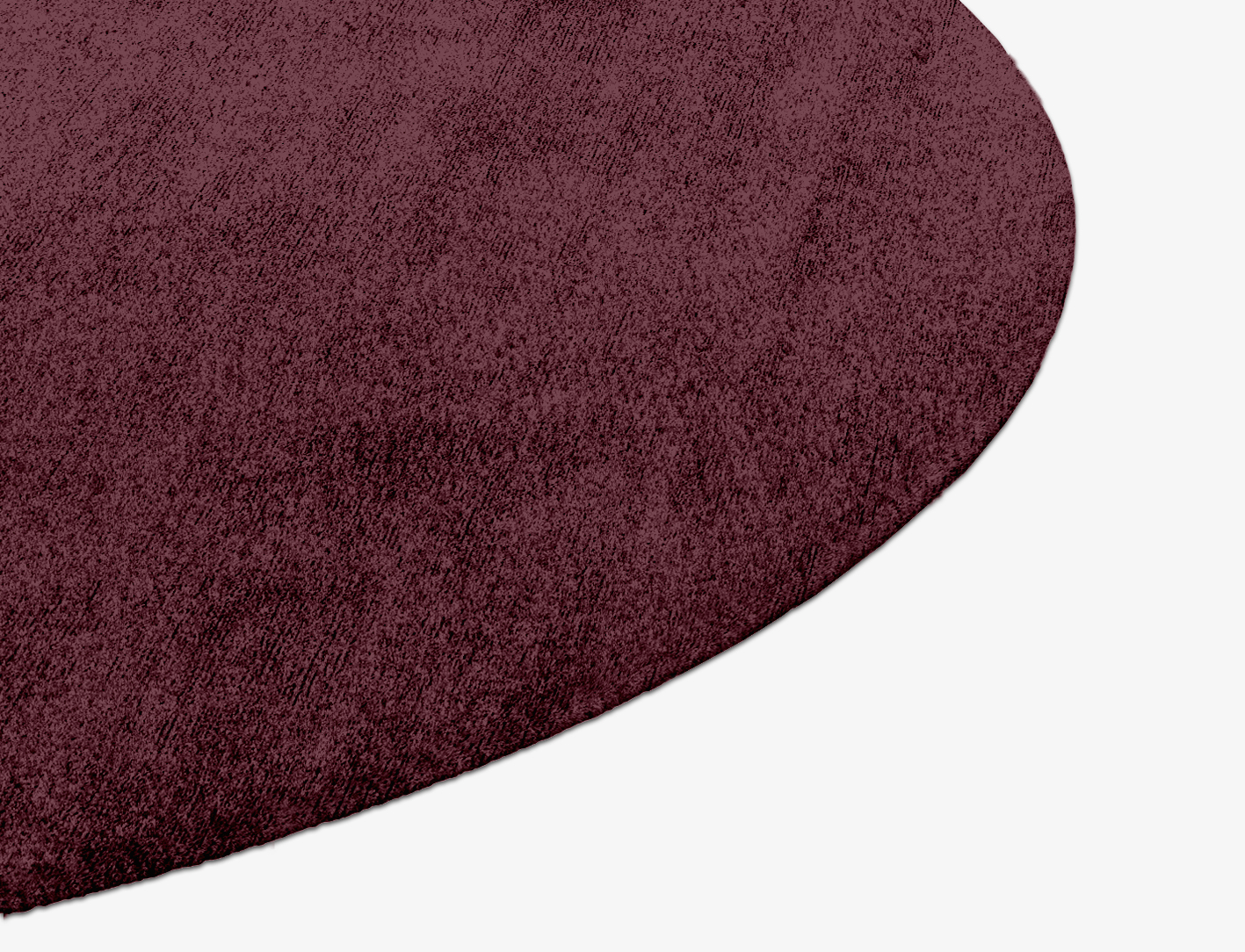 RA-ED03 Solid Colors Round Hand Knotted Bamboo Silk Custom Rug by Rug Artisan