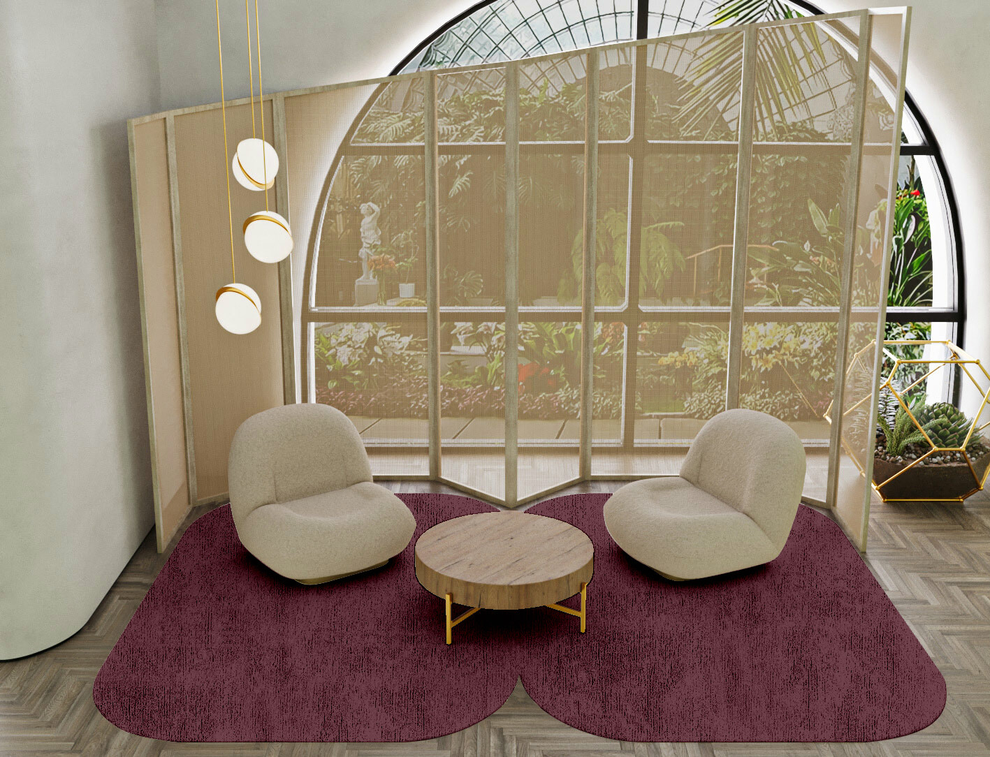 RA-ED03 Solid Colors Eight Hand Tufted Bamboo Silk Custom Rug by Rug Artisan