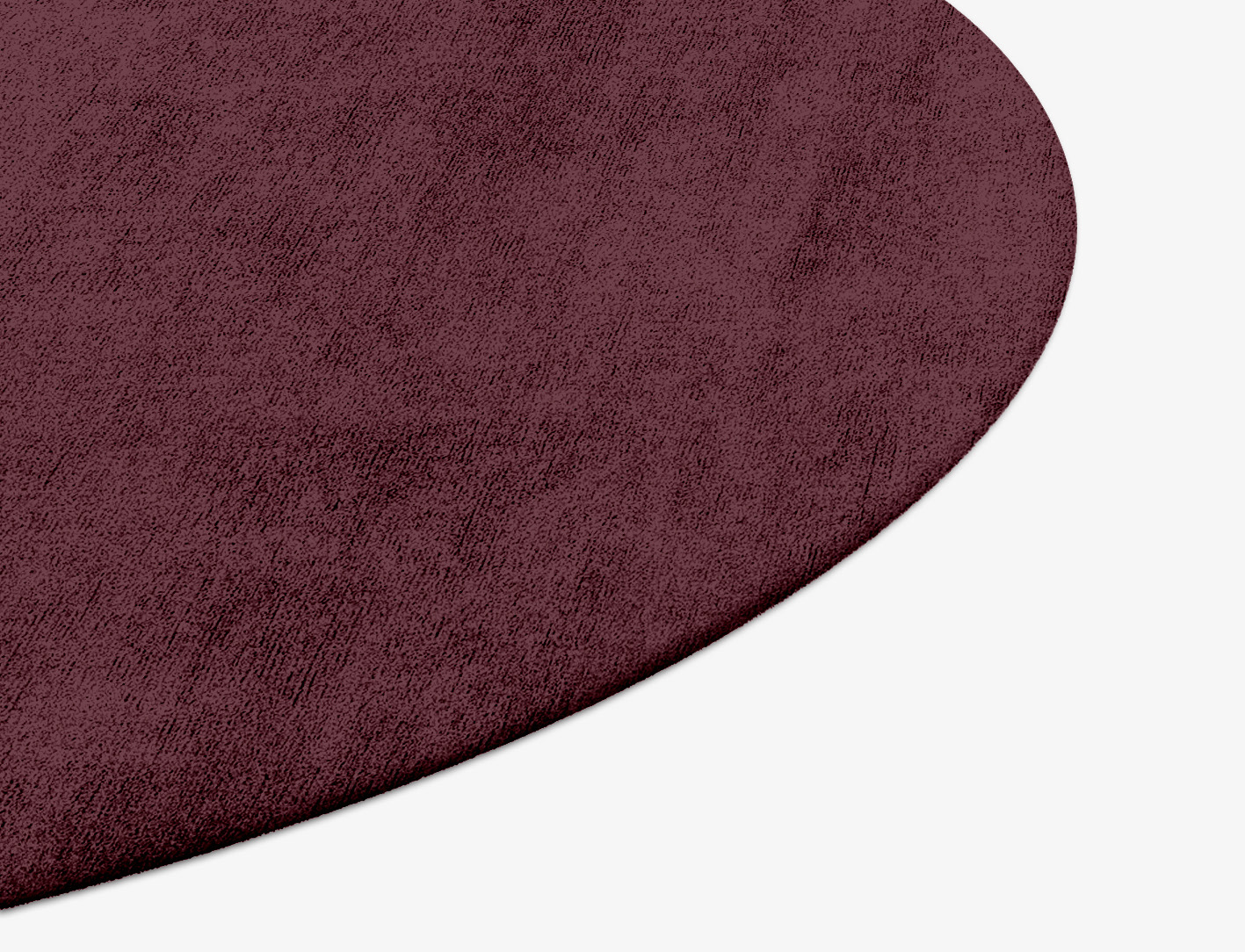 RA-ED03 Solid Colors Round Hand Tufted Bamboo Silk Custom Rug by Rug Artisan