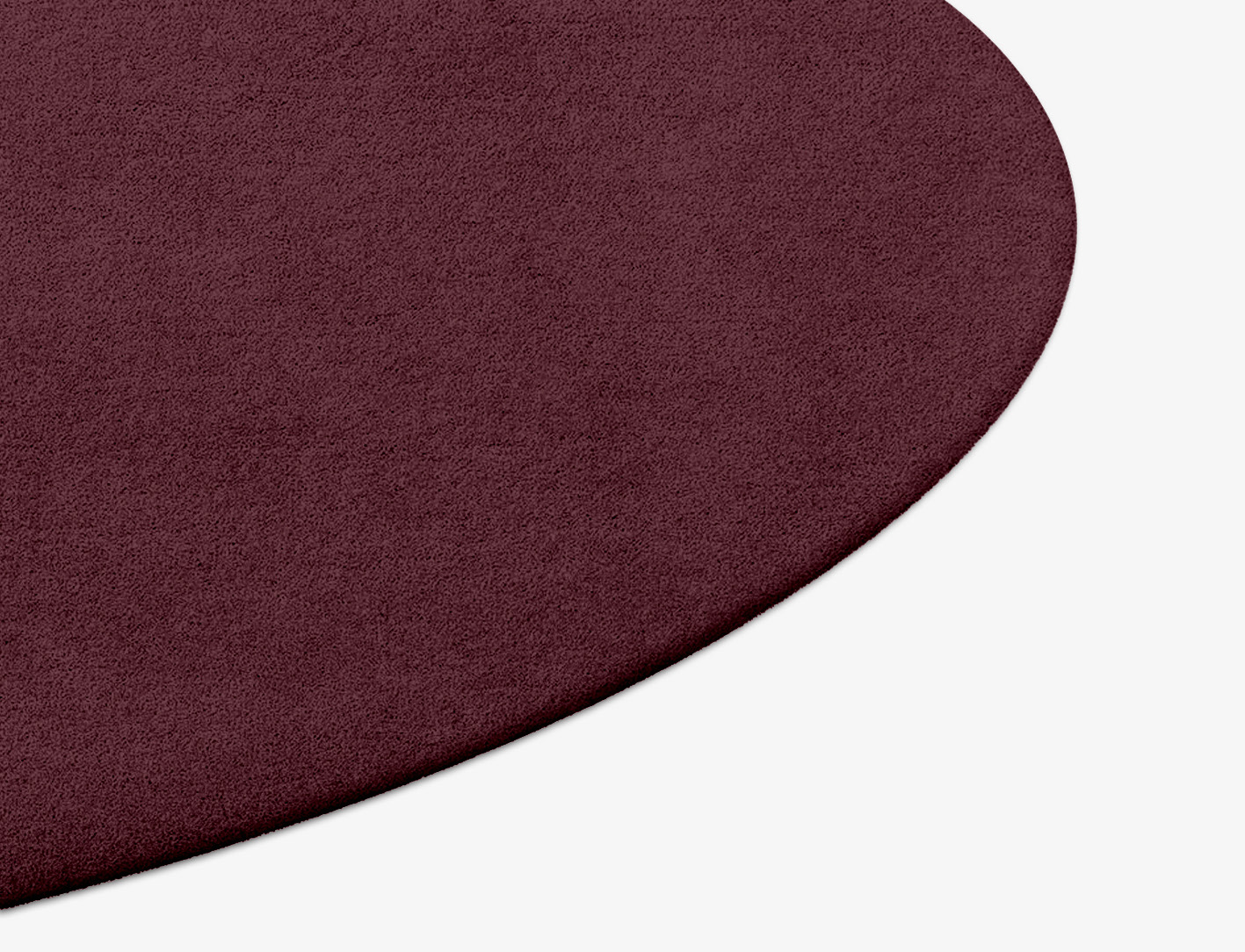 RA-ED03 Solid Colors Round Hand Tufted Pure Wool Custom Rug by Rug Artisan
