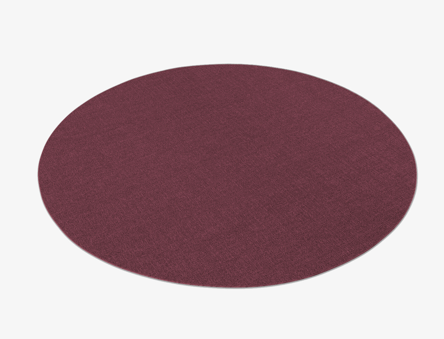 RA-ED03 Solid Colors Round Outdoor Recycled Yarn Custom Rug by Rug Artisan