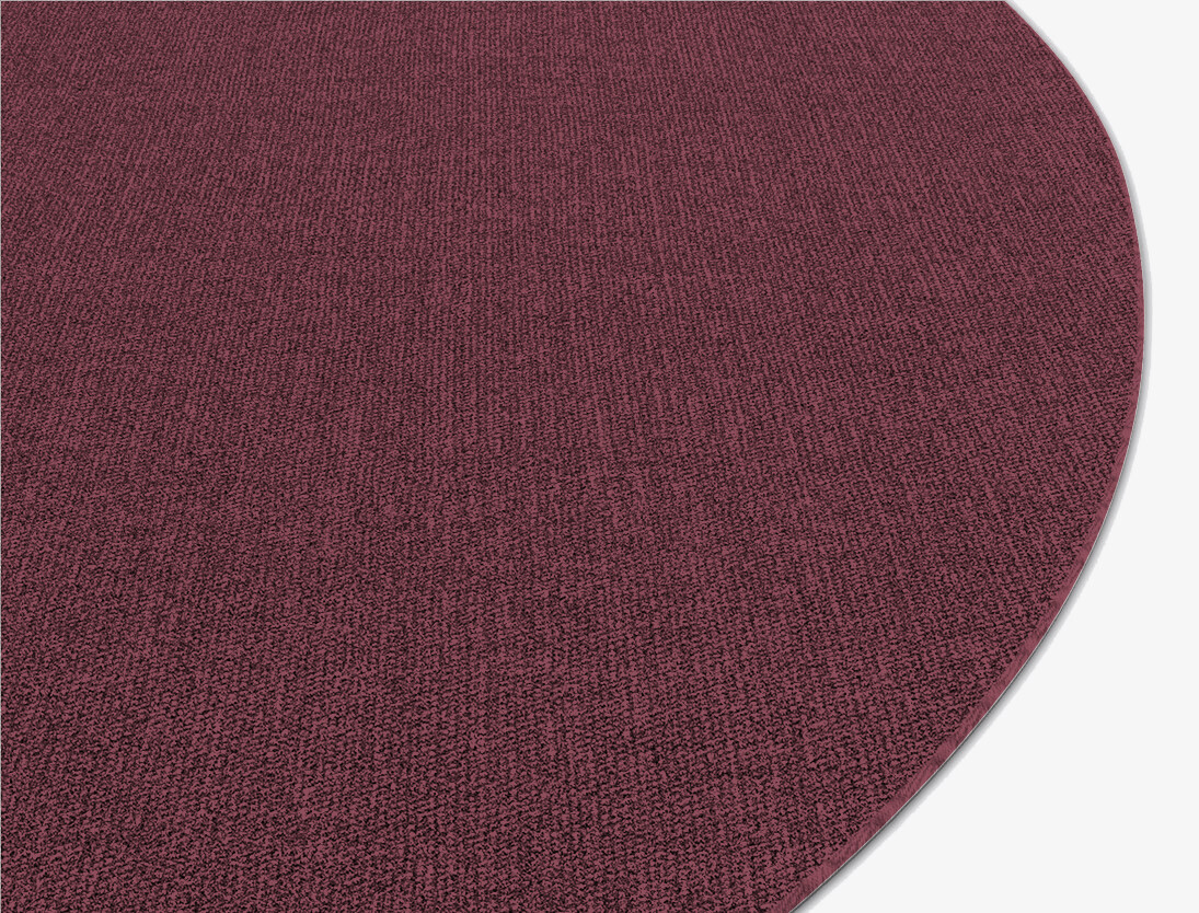 RA-ED03 Solid Colours Round Outdoor Recycled Yarn Custom Rug by Rug Artisan