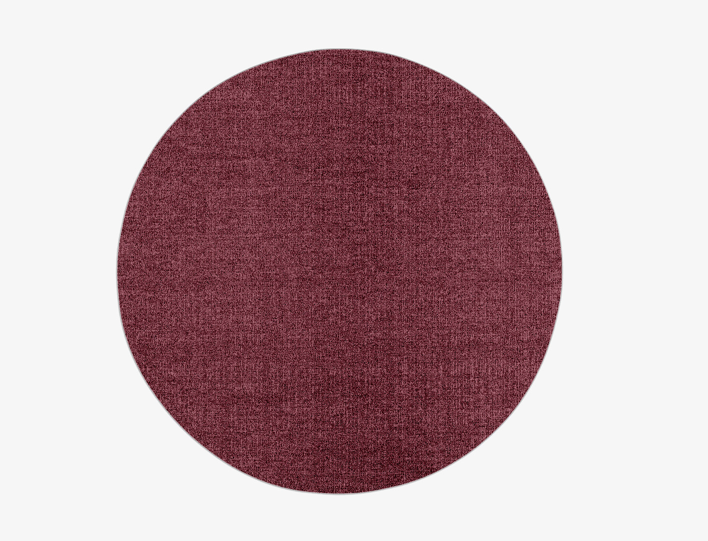 RA-ED05 Solid Colors Round Flatweave New Zealand Wool Custom Rug by Rug Artisan