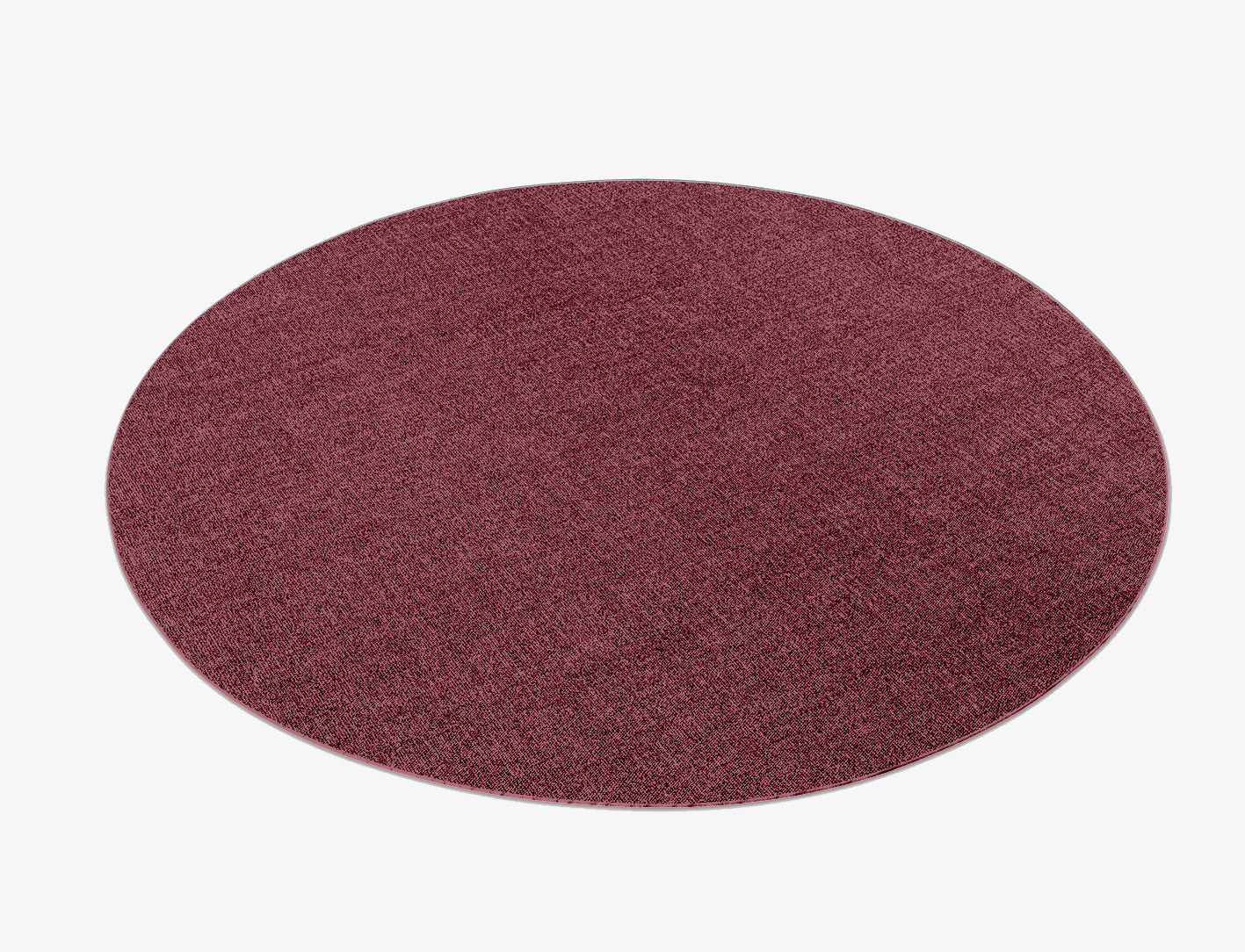 RA-ED05 Solid Colors Round Flatweave New Zealand Wool Custom Rug by Rug Artisan