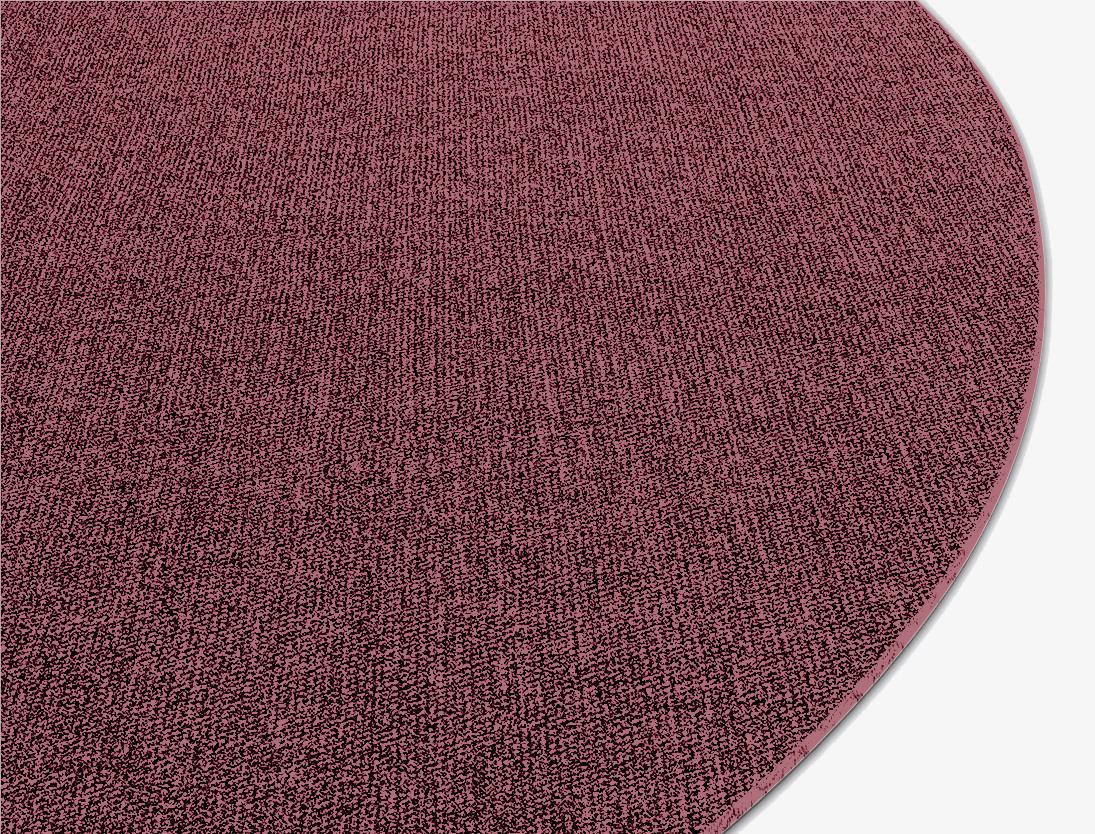RA-ED05 Solid Colors Round Flatweave New Zealand Wool Custom Rug by Rug Artisan