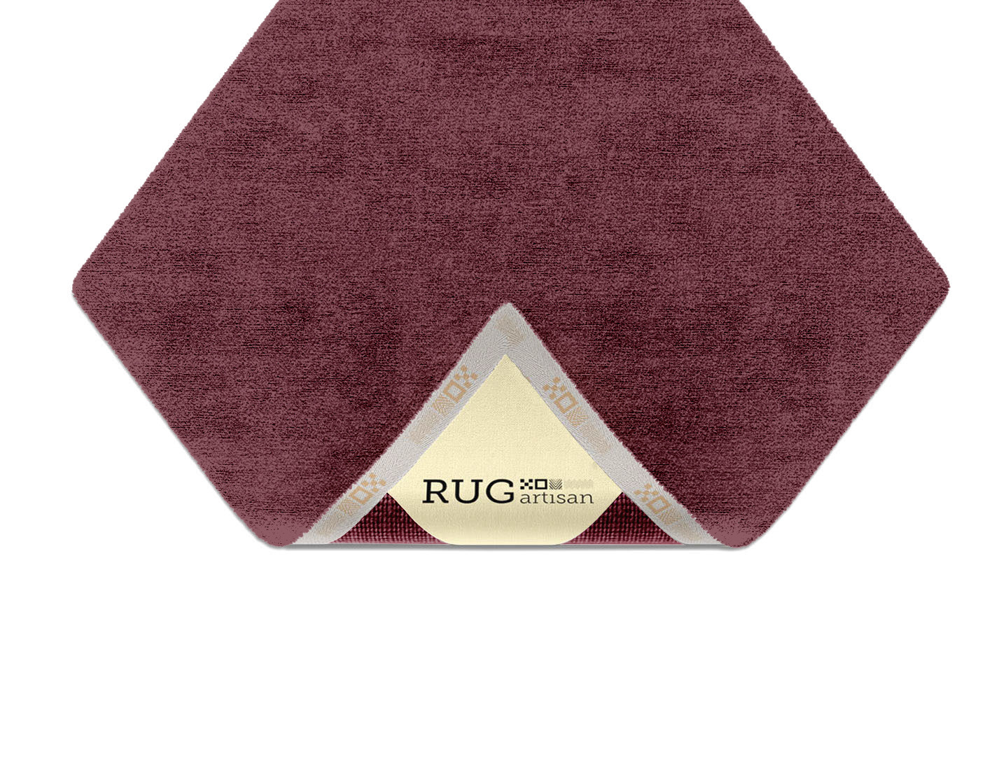 RA-ED05 Solid Colors Diamond Hand Knotted Bamboo Silk Custom Rug by Rug Artisan