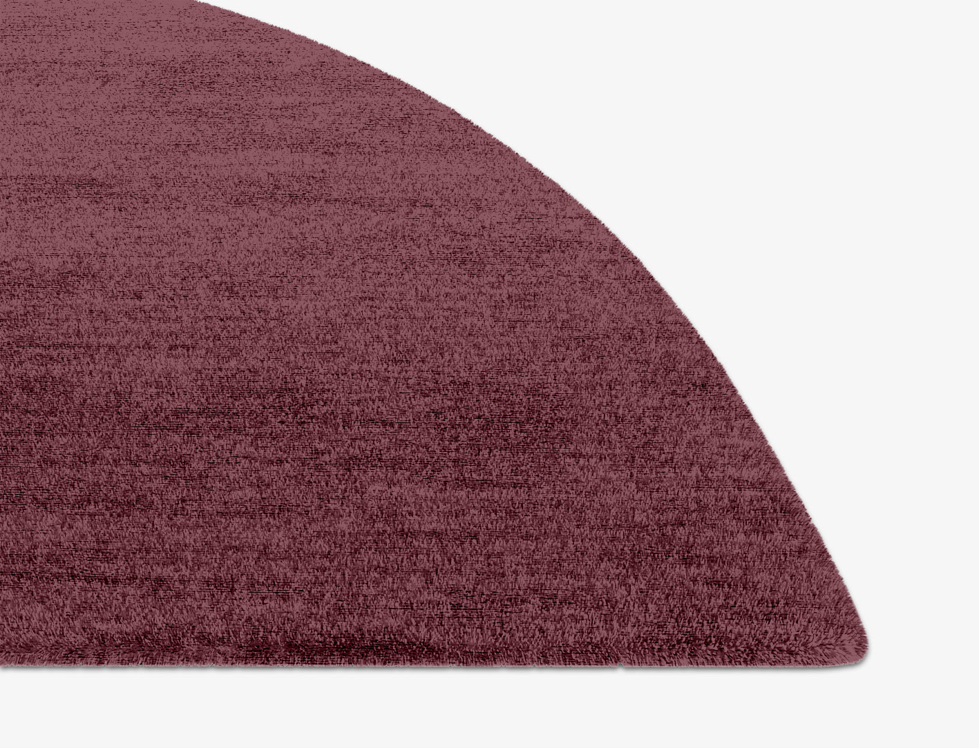 RA-ED05 Solid Colors Halfmoon Hand Knotted Bamboo Silk Custom Rug by Rug Artisan