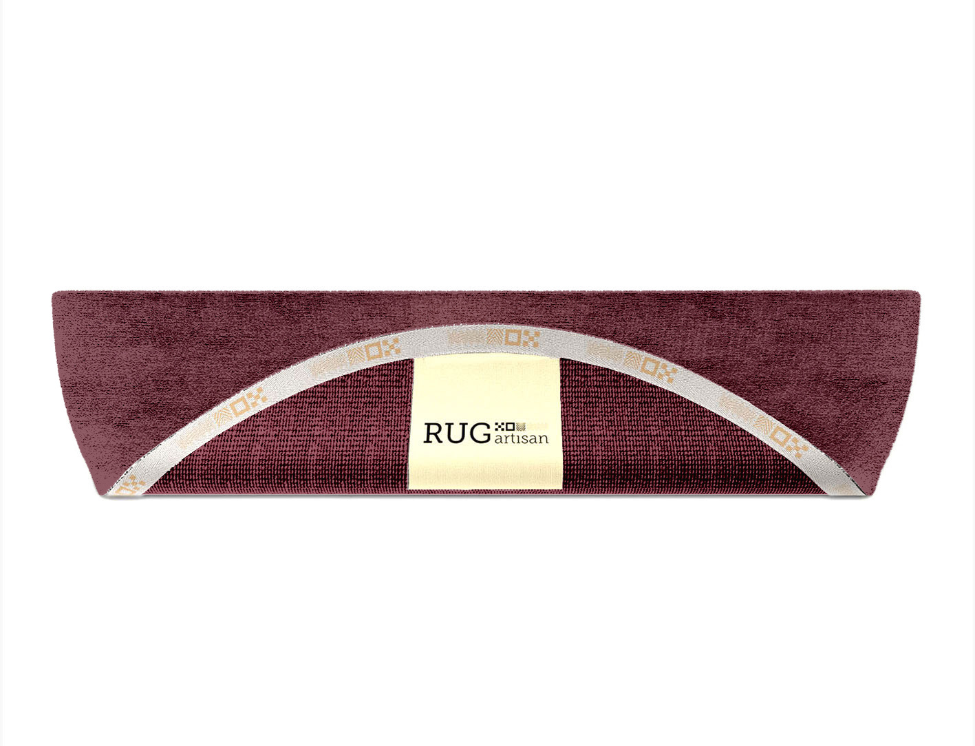 RA-ED05 Solid Colors Halfmoon Hand Knotted Bamboo Silk Custom Rug by Rug Artisan