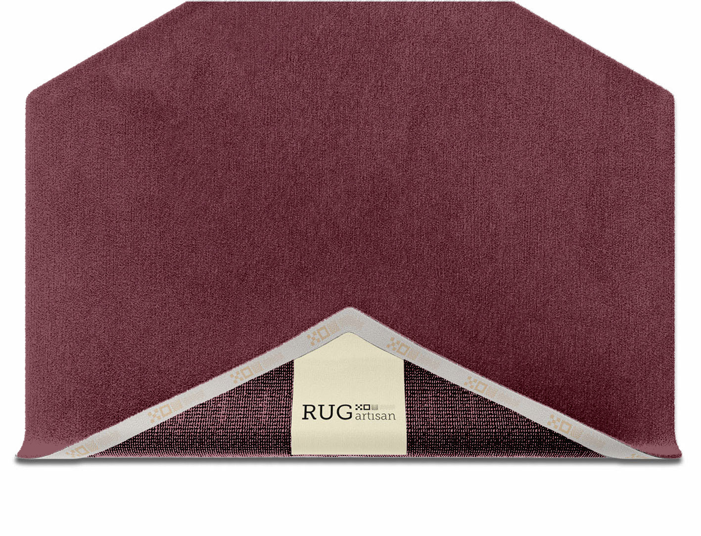 RA-ED05 Solid Colors Hexagon Hand Knotted Tibetan Wool Custom Rug by Rug Artisan