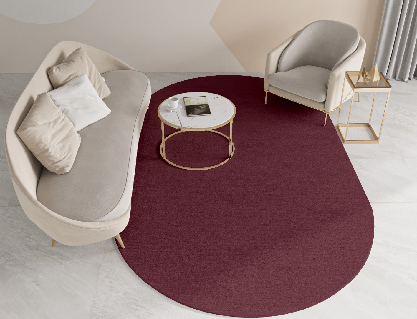 RA-ED05 Solid Colors Capsule Hand Tufted Pure Wool Custom Rug by Rug Artisan