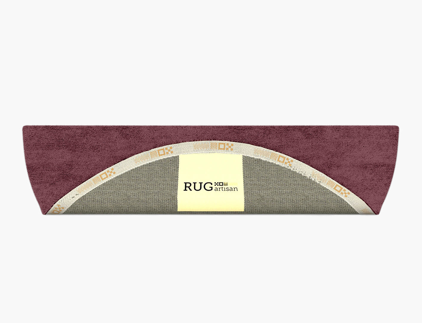 RA-ED05 Solid Colors Halfmoon Hand Tufted Bamboo Silk Custom Rug by Rug Artisan
