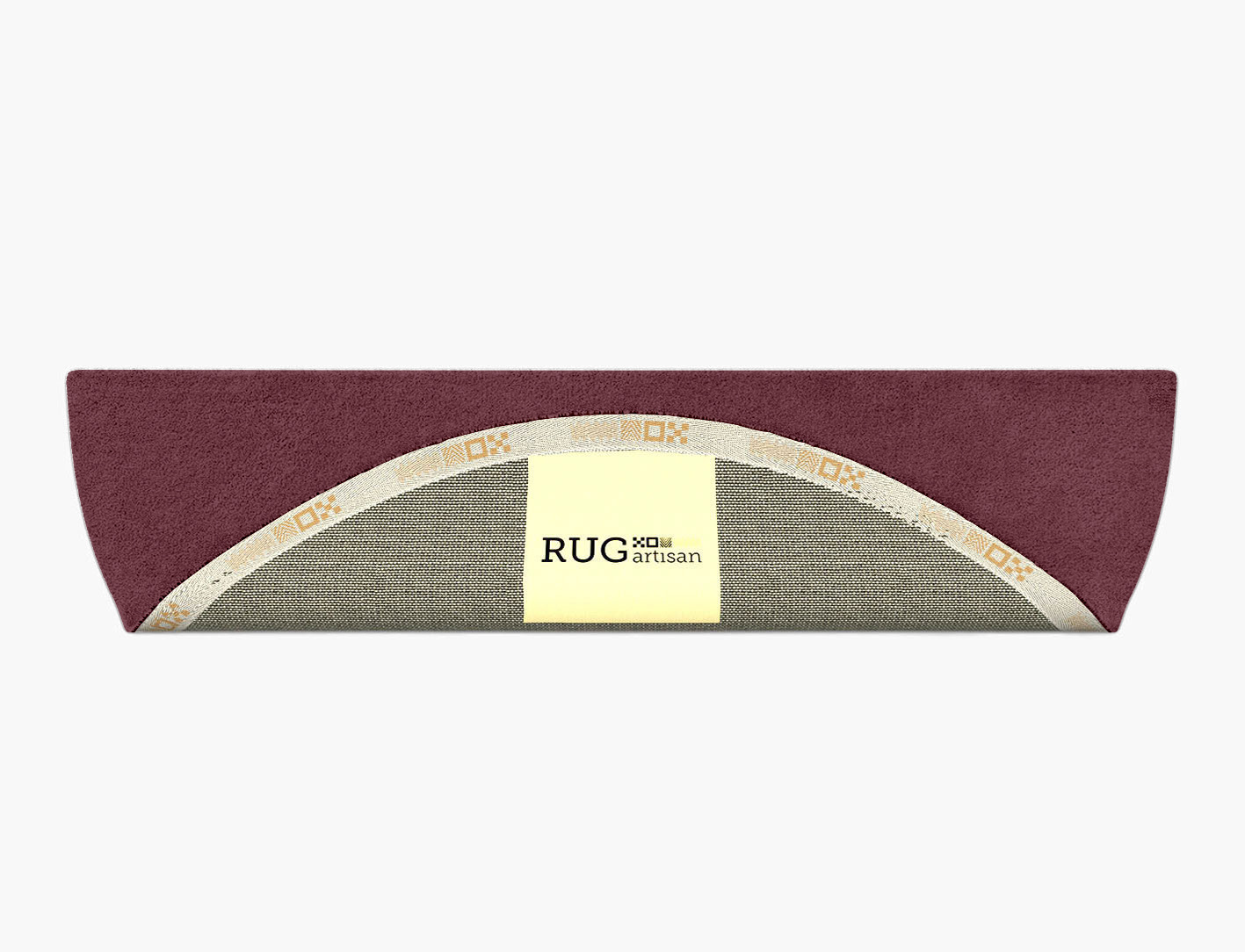 RA-ED05 Solid Colors Halfmoon Hand Tufted Pure Wool Custom Rug by Rug Artisan