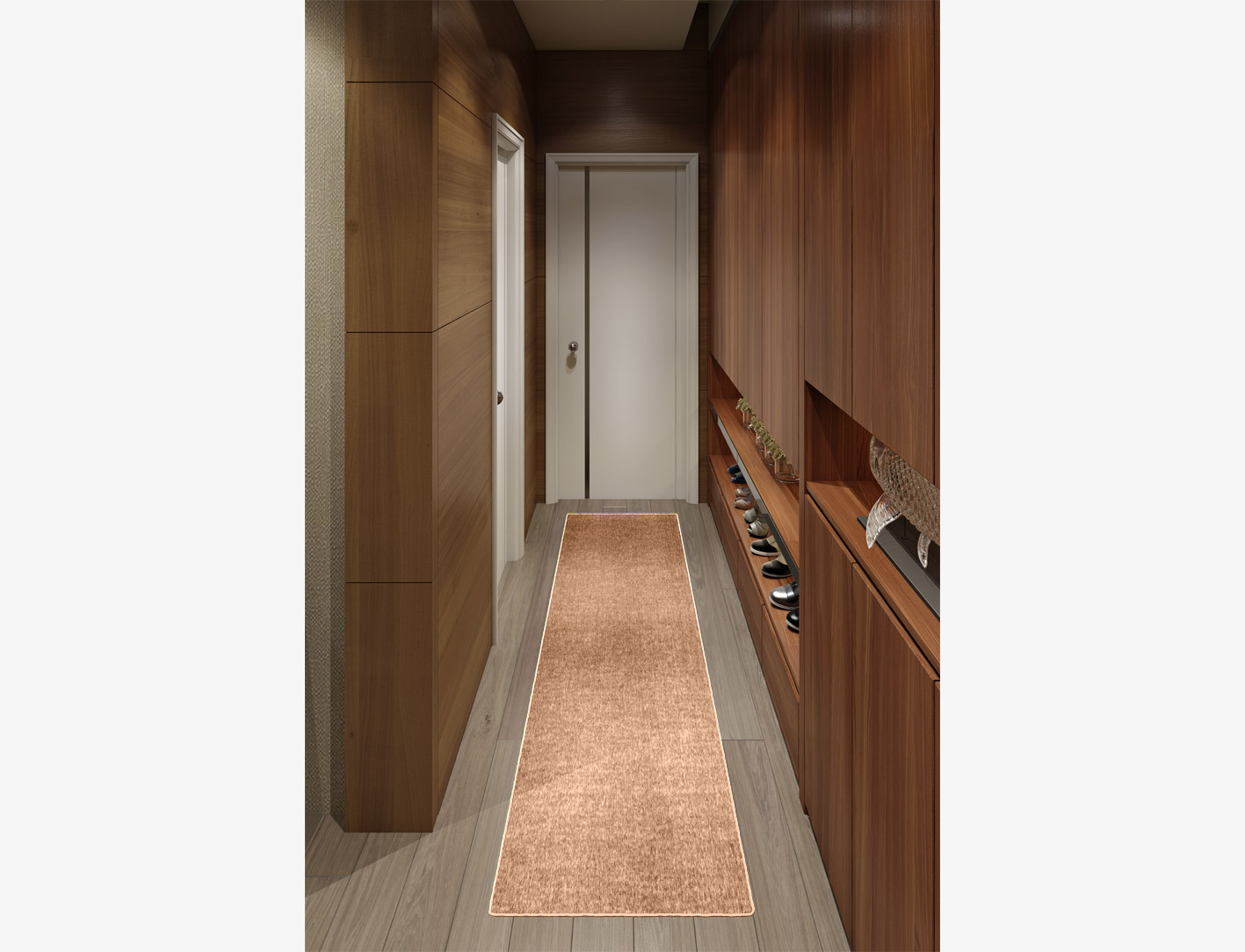 RA-EH12 Solid Colors Runner Flatweave New Zealand Wool Custom Rug by Rug Artisan