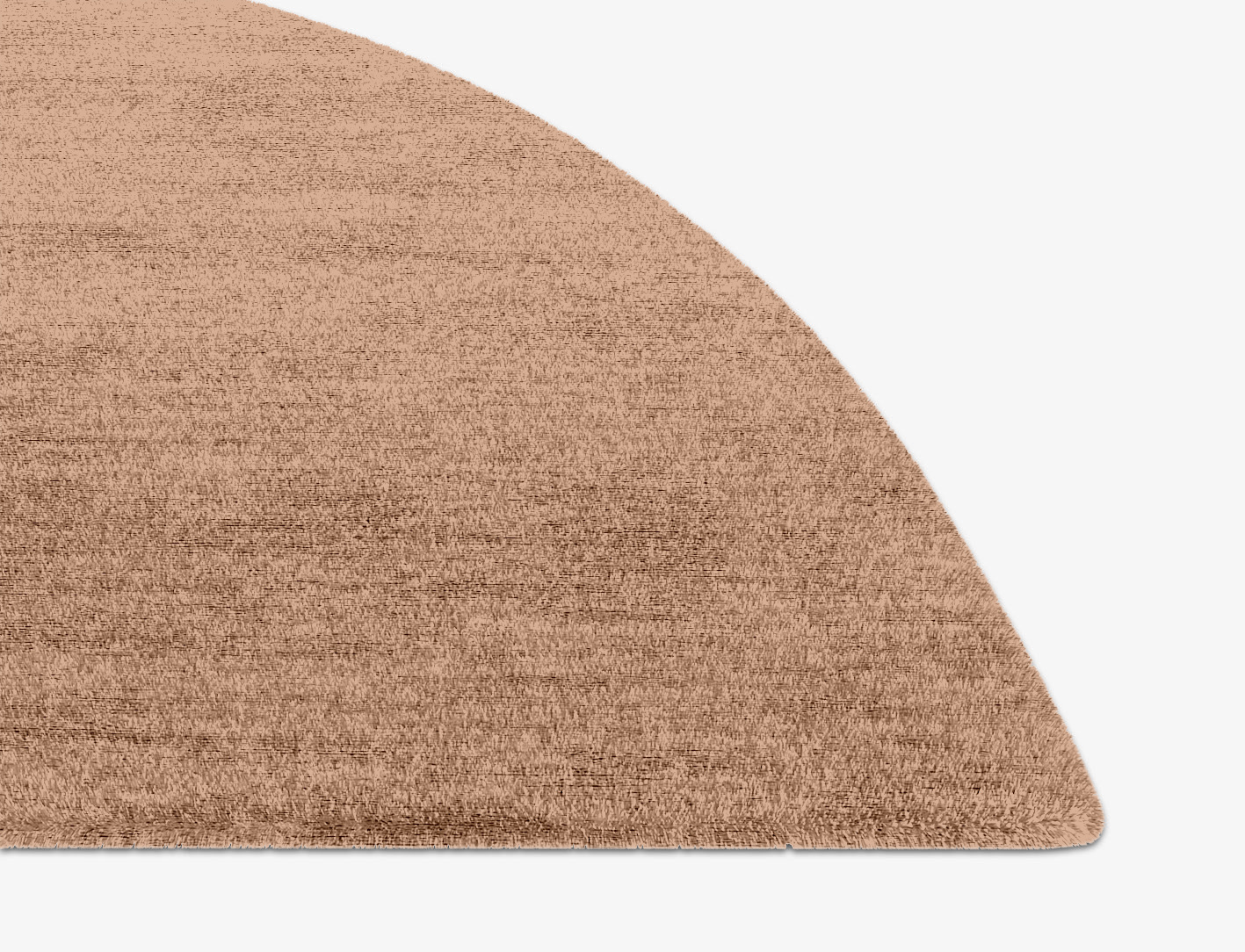 RA-EH12 Solid Colors Halfmoon Hand Knotted Bamboo Silk Custom Rug by Rug Artisan