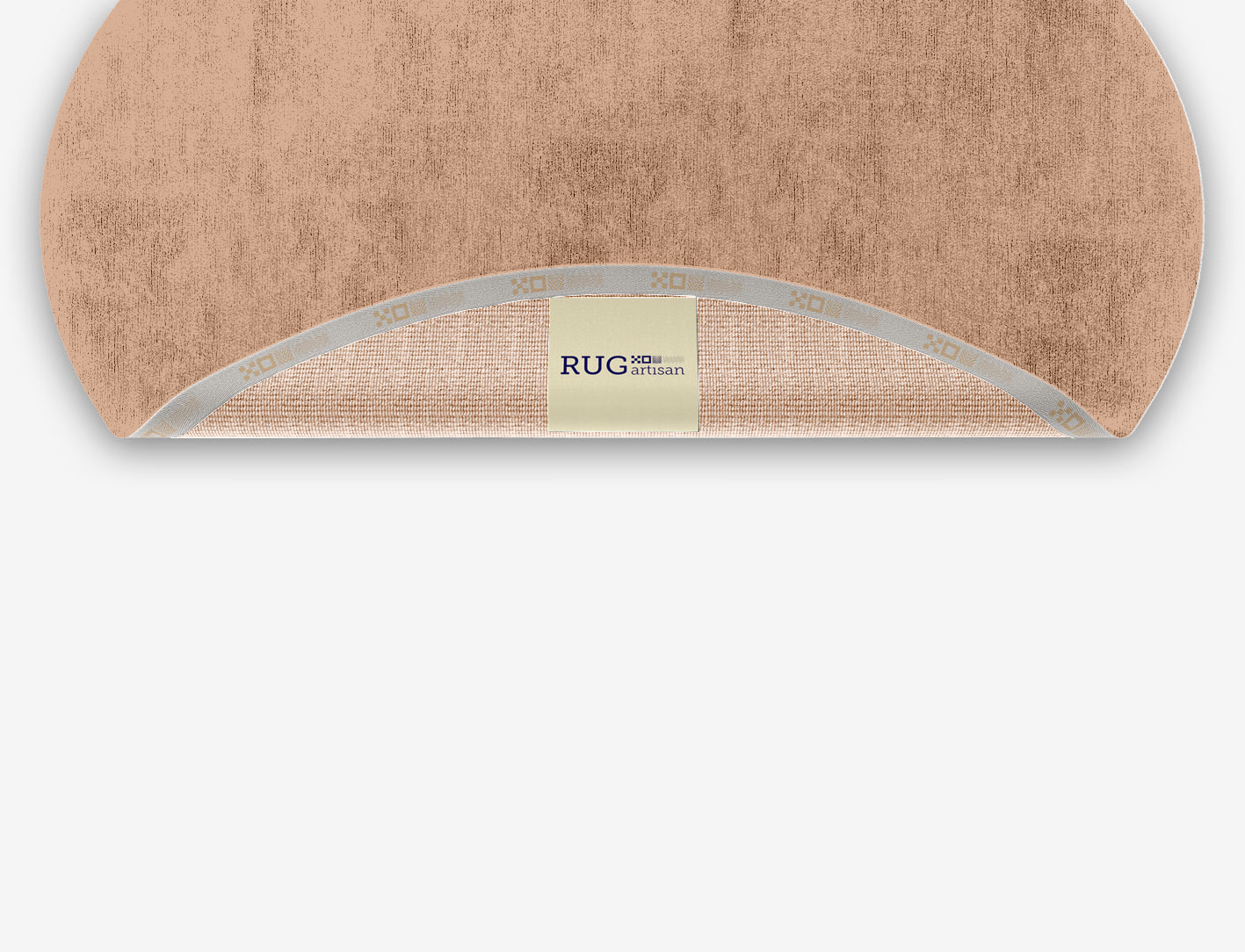RA-EH12 Solid Colors Oval Hand Knotted Bamboo Silk Custom Rug by Rug Artisan