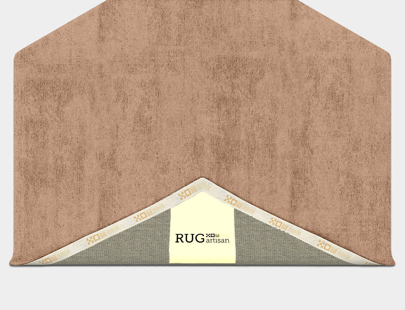 RA-EH12 Solid Colors Hexagon Hand Tufted Bamboo Silk Custom Rug by Rug Artisan