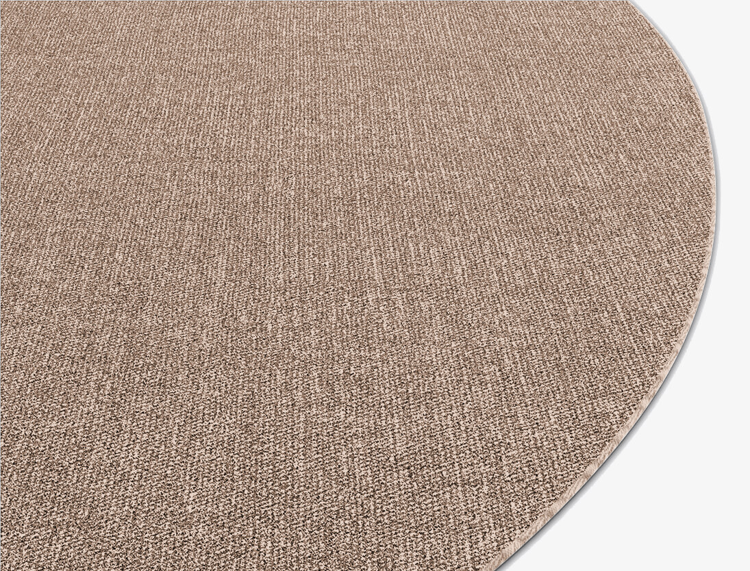 RA-EH12 Solid Colors Round Outdoor Recycled Yarn Custom Rug by Rug Artisan