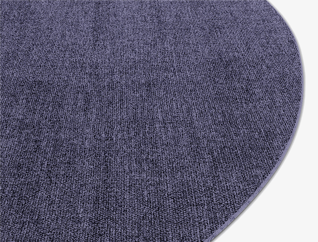 RA-EL04 Solid Colors Round Flatweave Bamboo Silk Custom Rug by Rug Artisan