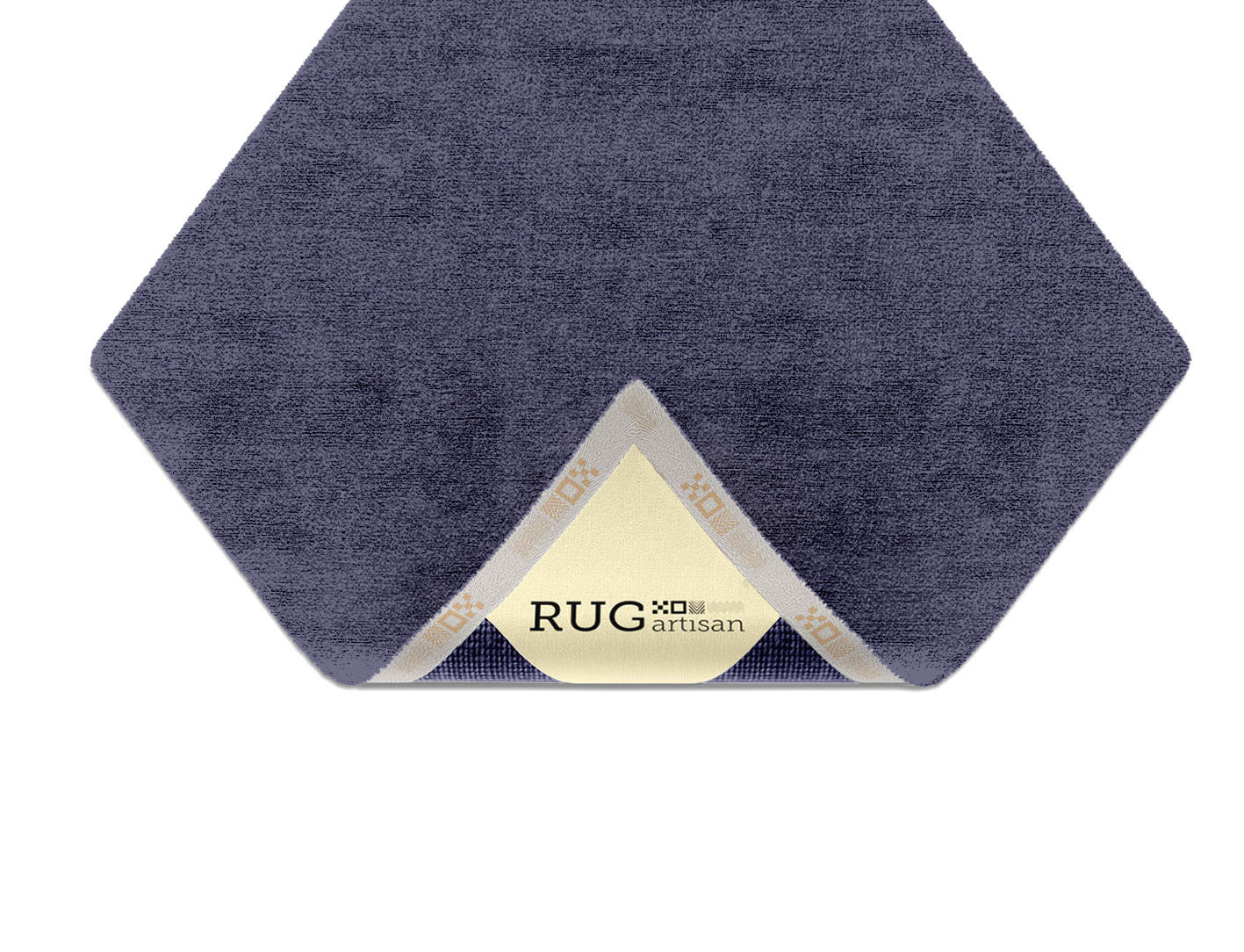 RA-EL04 Solid Colors Diamond Hand Knotted Bamboo Silk Custom Rug by Rug Artisan