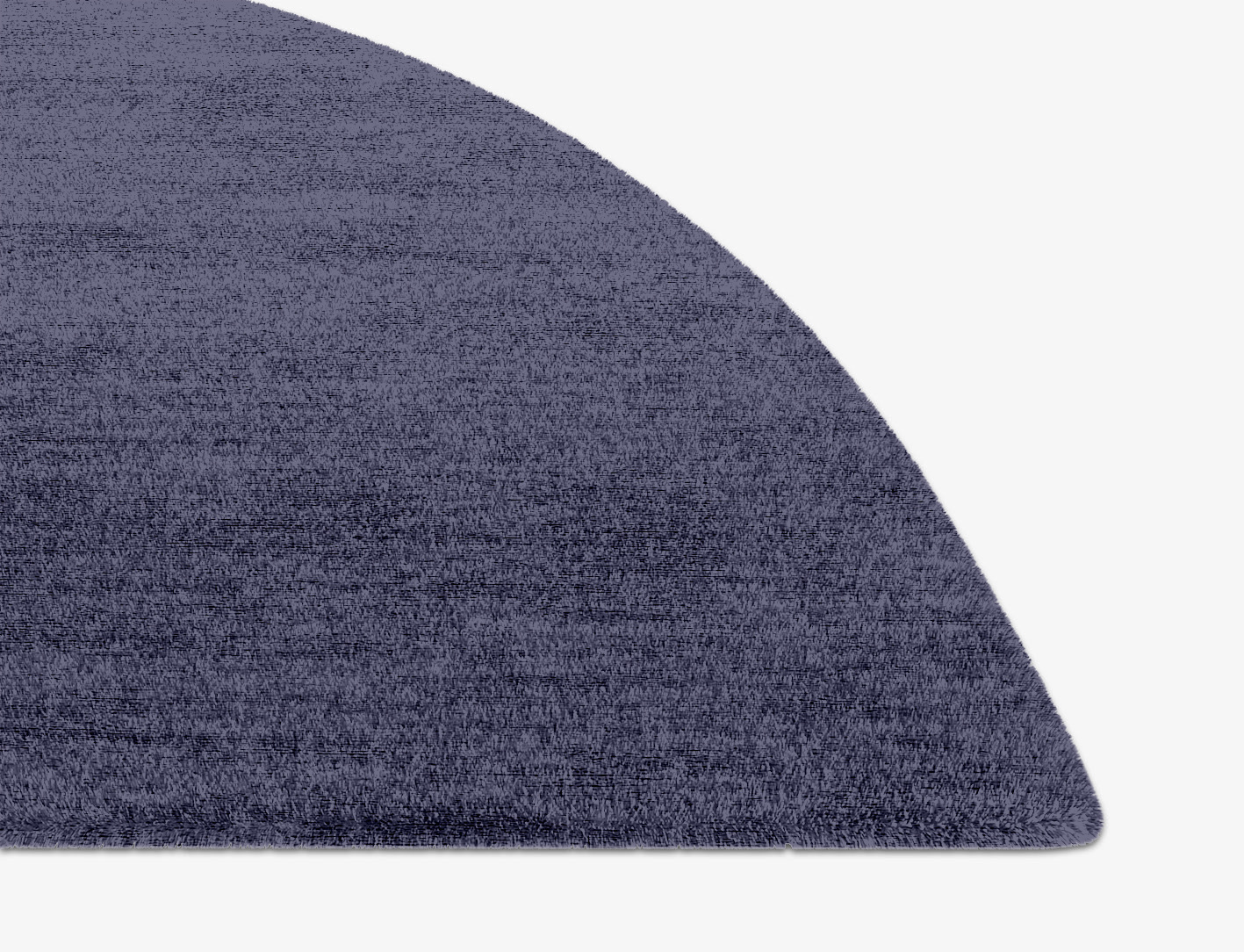 RA-EL04 Solid Colors Halfmoon Hand Knotted Bamboo Silk Custom Rug by Rug Artisan