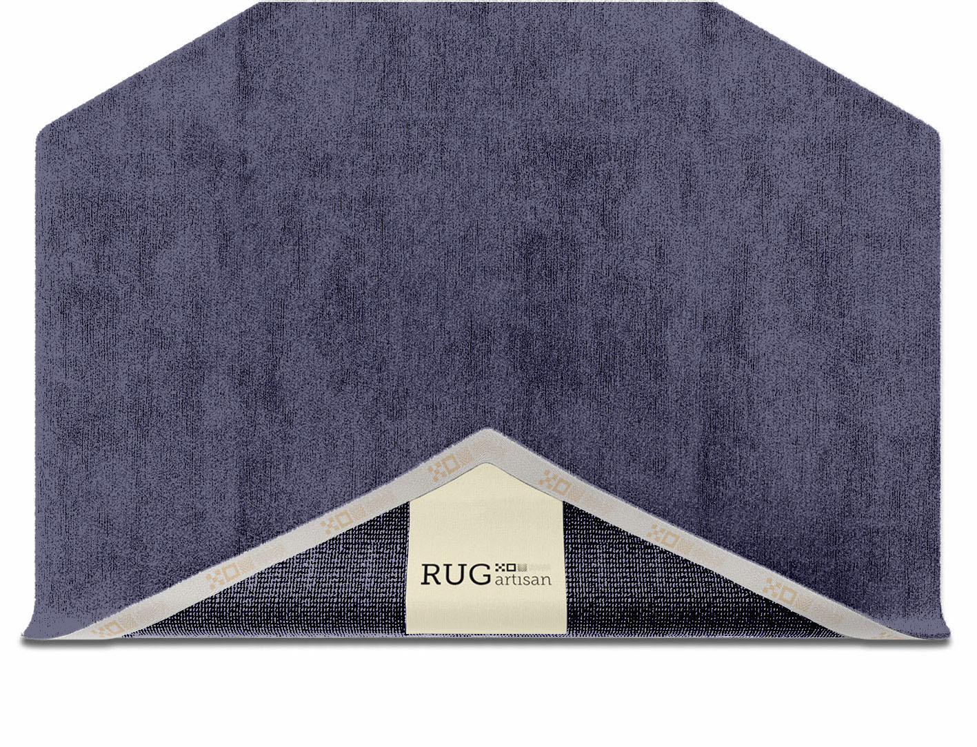 RA-EL04 Solid Colors Hexagon Hand Knotted Bamboo Silk Custom Rug by Rug Artisan