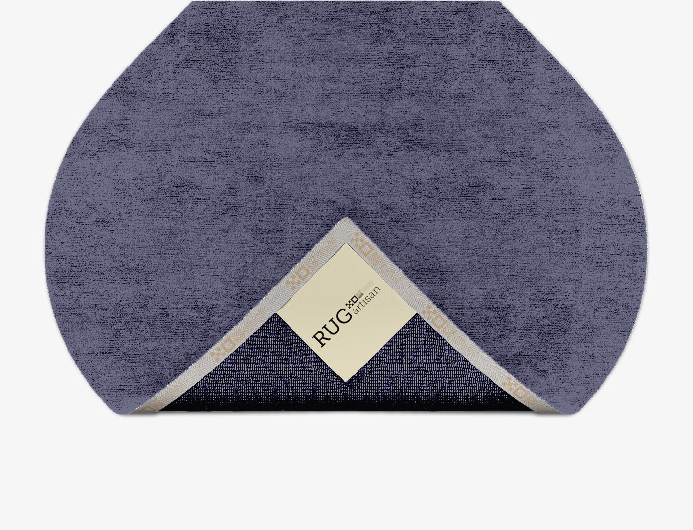RA-EL04 Solid Colors Ogee Hand Knotted Bamboo Silk Custom Rug by Rug Artisan