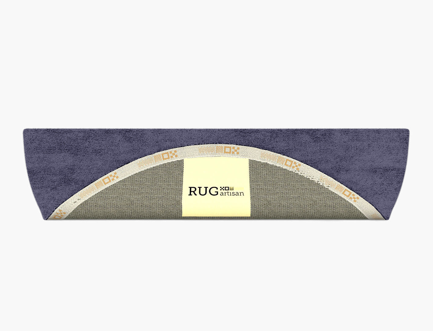 RA-EL04 Solid Colors Halfmoon Hand Tufted Bamboo Silk Custom Rug by Rug Artisan
