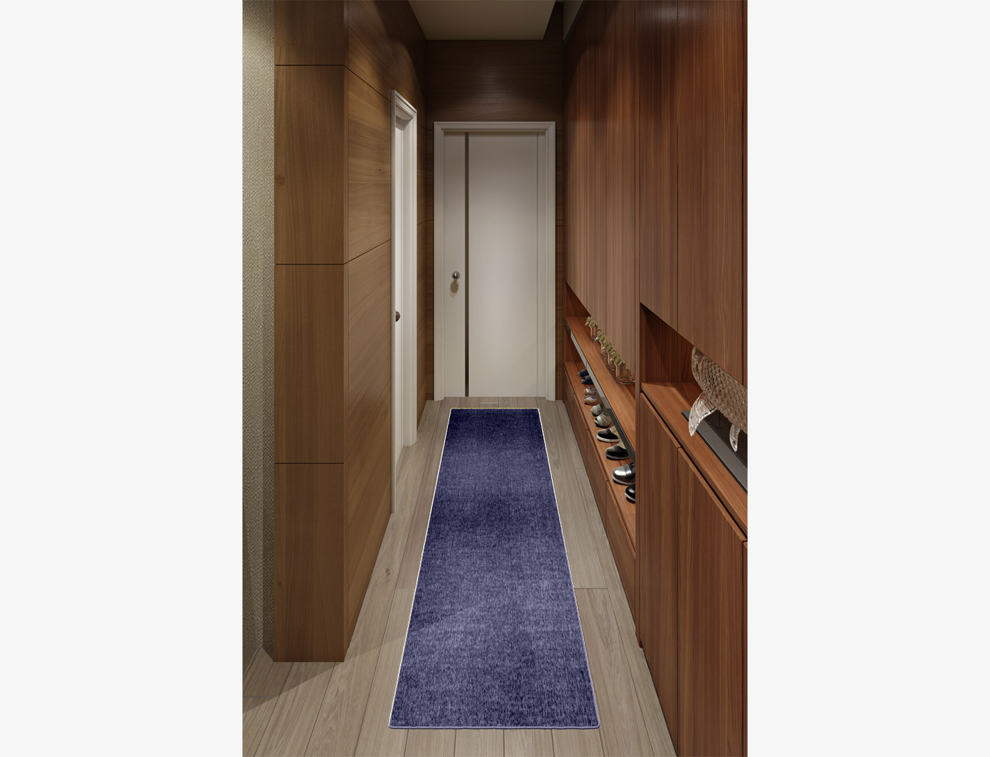 RA-EL04 Solid Colors Runner Outdoor Recycled Yarn Custom Rug by Rug Artisan