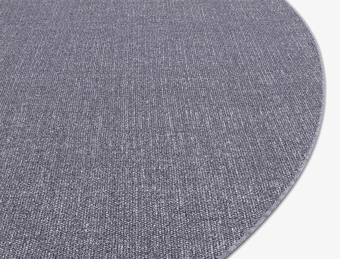 RA-EL07 Solid Colors Round Flatweave New Zealand Wool Custom Rug by Rug Artisan
